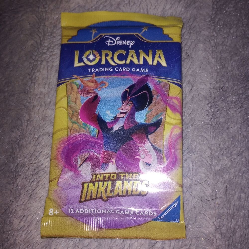 Disney Lorcana Into the Inklands Card Pack - 12 Cards One Pack NWT